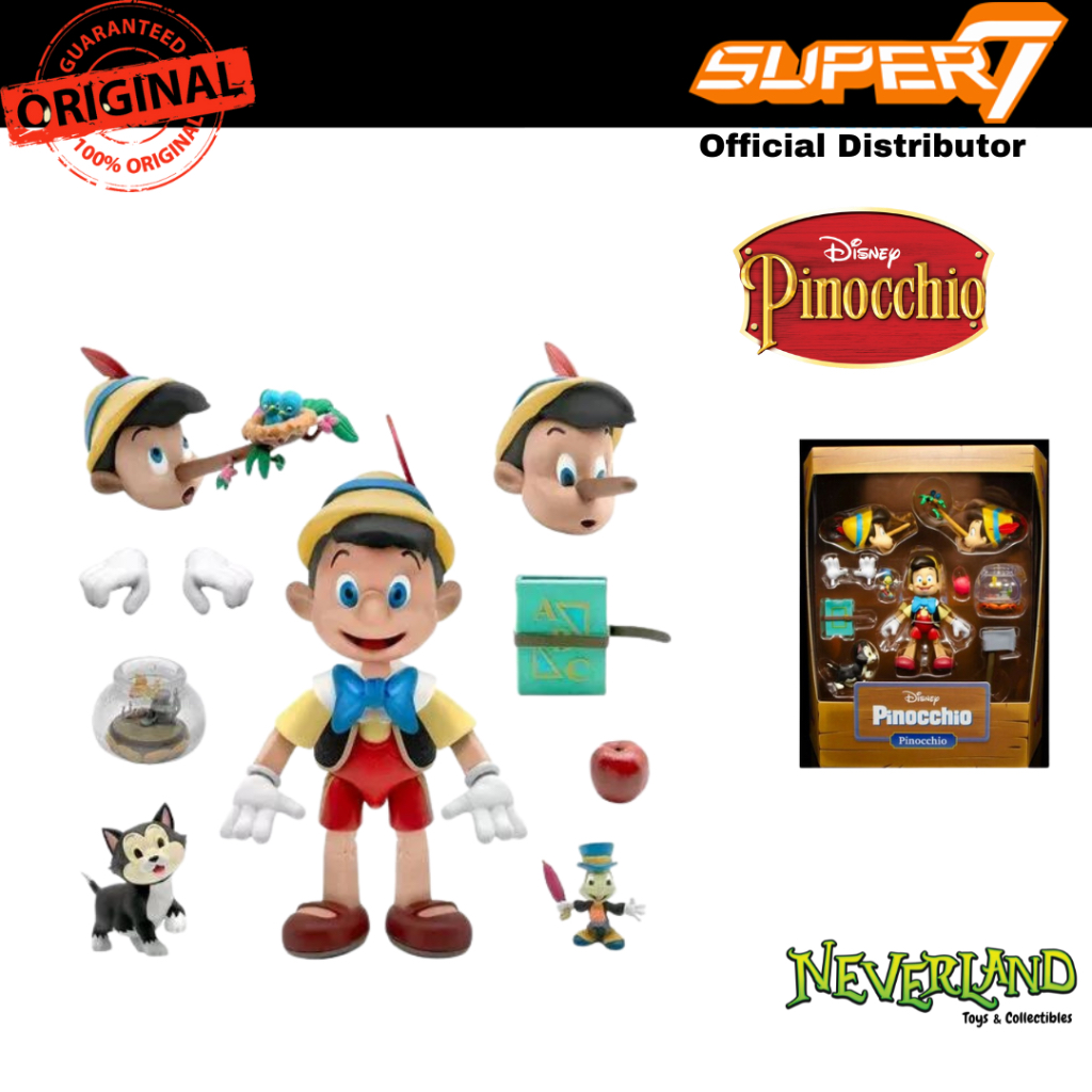 Super7 Pinocchio Disney Ultimates! Pinocchio Figure