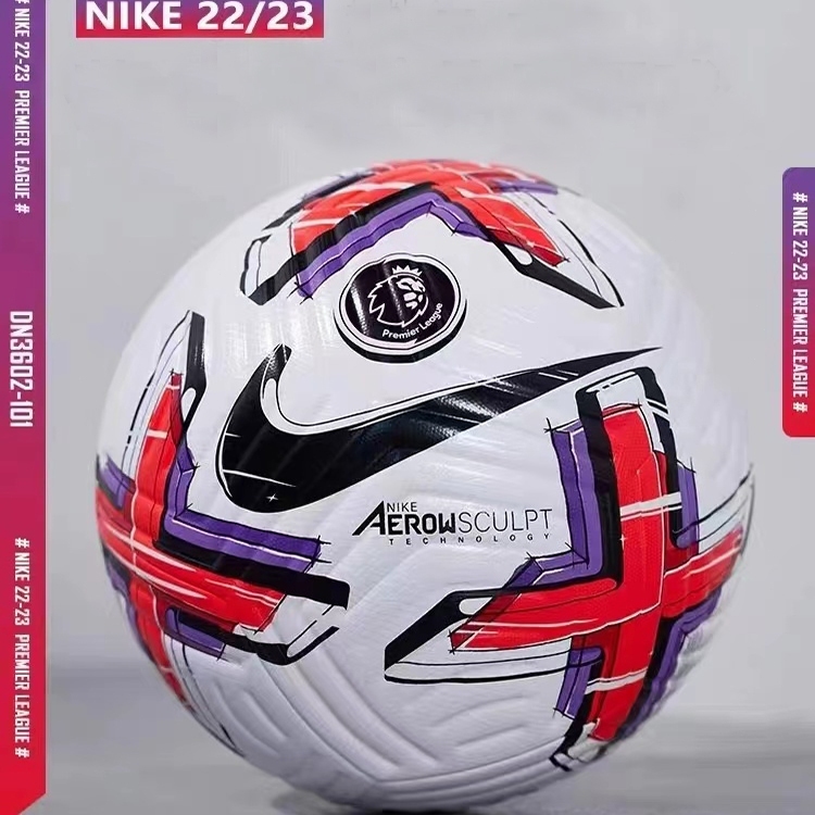 British Super 2324 เบอร์ใหม่ สไตล์อังกฤษ ลูกบอล PU มีกาวในตัว สําหรับฝึกซ้อมฟุตบอล 5 ชิ้น