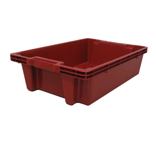 แพ็ค 15-20 ใบ ลังพลาสติก ขนาด 36.0 x 53.5 x 14 cm. เกรด A HDPE เบอร์ 419
