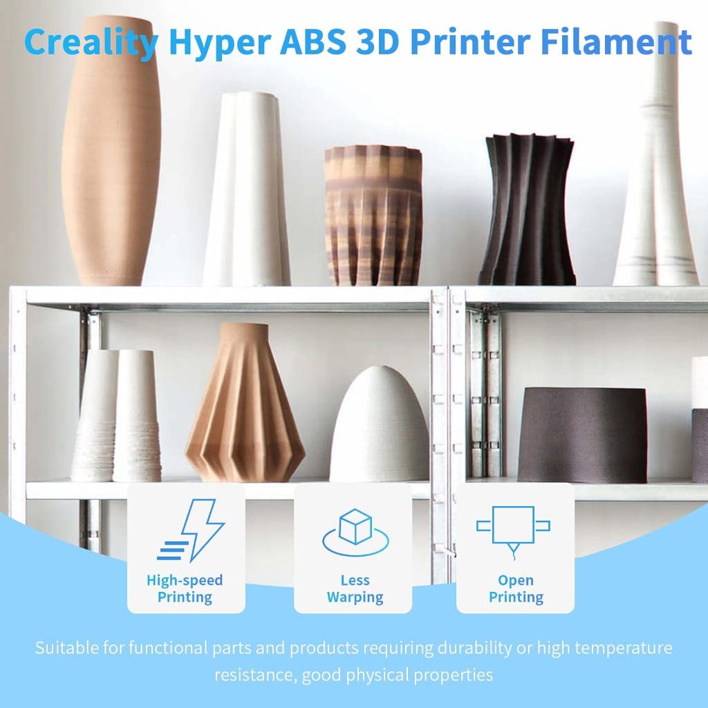 Creality Supply Hyper ABS Filament 1.75mm 1KG เส้นพลาสติก สำหรับเครื่องพิมพ์ 3 มิติ ของแท้ - รูปที่ 7