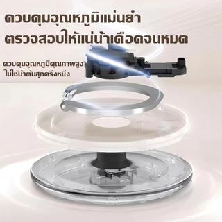 【รับประกัน10ปี】กาต้มน้ำไฟฟ้า กาน้ำร้อน 2L ทำจากแก้วบอโรซิลิเกตสูงเยอรมัน ไฟดับอัตโนมัติ ประหยัดพลัง Electric Kett