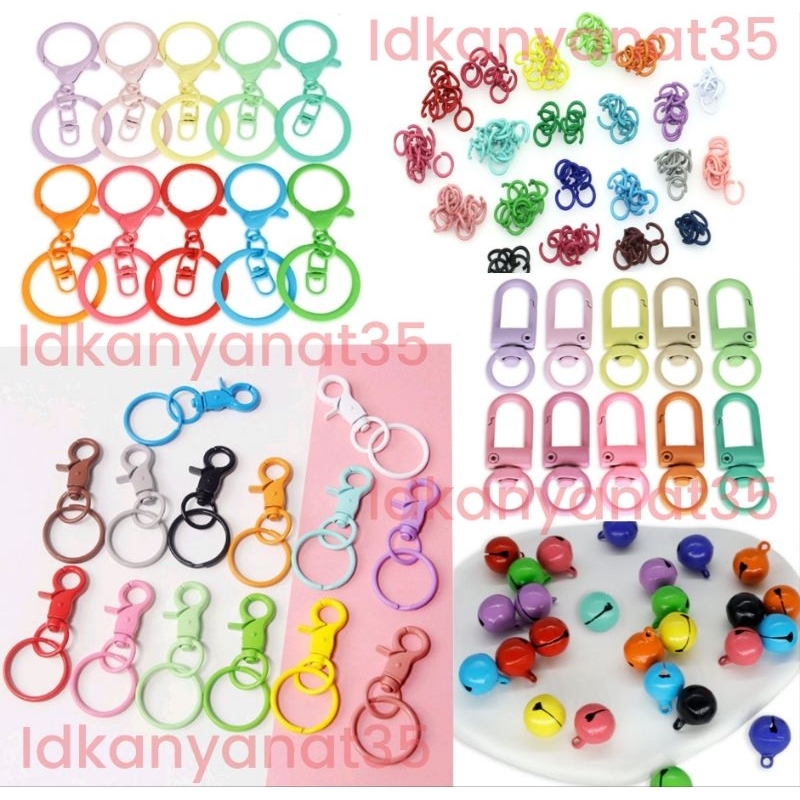 พวงกุญแจเปล่า อะไหล่พวงกุญแจ มีให้เลือกหลายแบบ พร้อมส่งจากไทยจ้า🥰