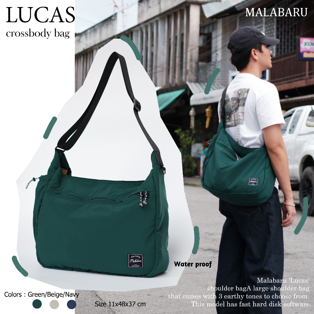 Malabaru 'Lucas' Crossbody Bag กระเป๋าสะพายข้าง Outdoor