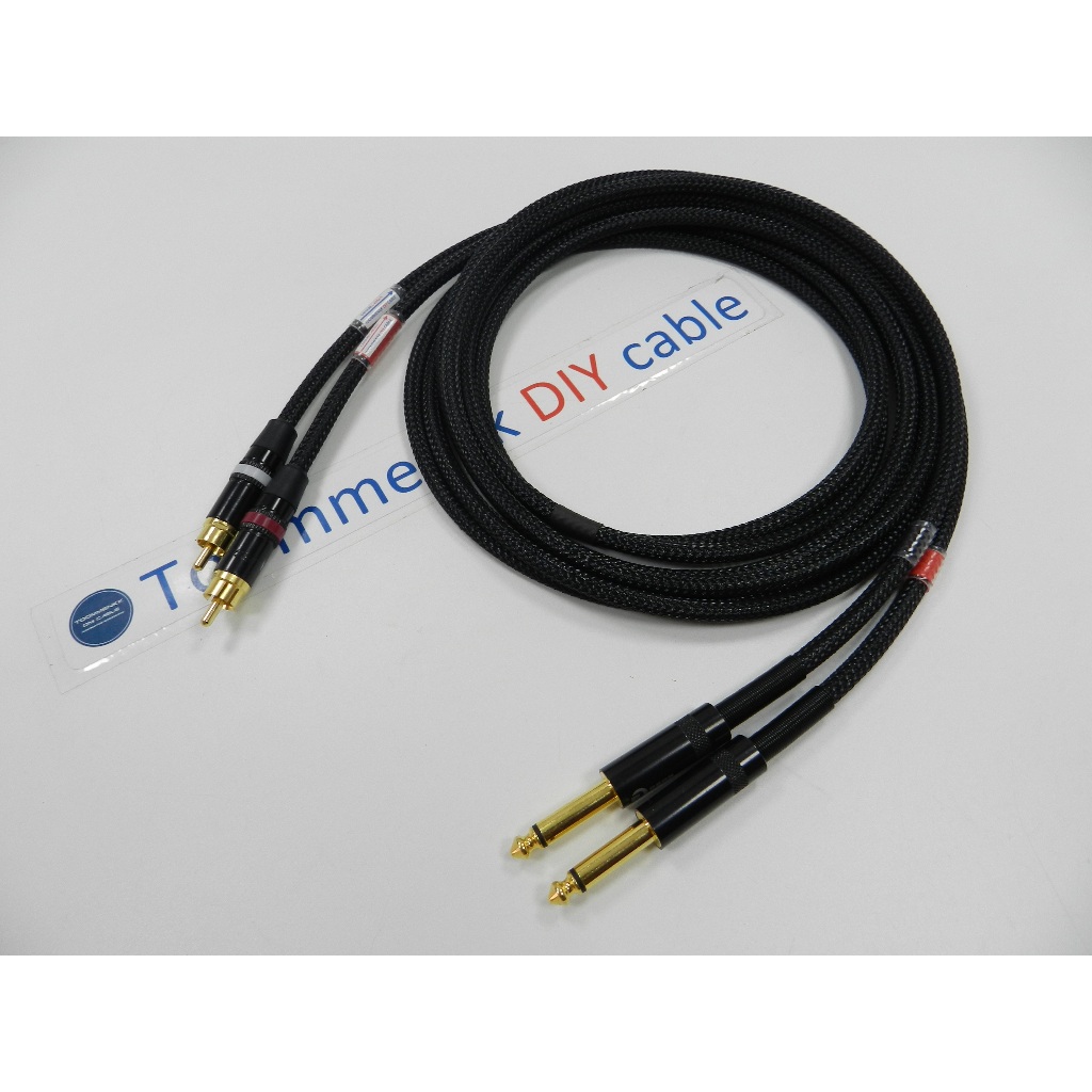 สายสัญญาณเสียงรุ่นเล็ก Canare L-4E5AT Rca to 6.35 Ts mono (L-R สองเส้นคู่) - รูปที่ 4