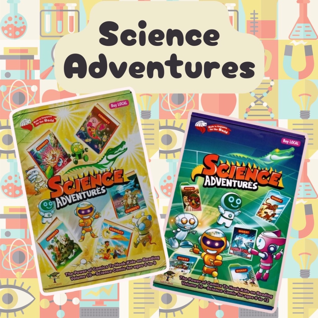 หนังสือ Science Adventure การ์ตูนวิทยาศาสตร์ สิงคโปร์ steam เด็กประถม ความรู้ sci comic