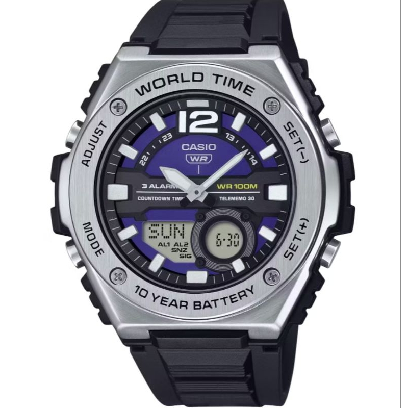 นาฬิกาCASIOรุ่น,MWQ-100-1AVของแท้รับประกัน1ปี