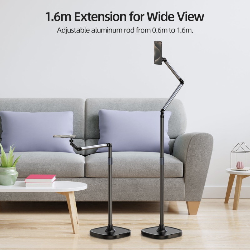 Telesin ขาตั้งพื้นแม่เหล็ก Mobile Video Live Streaming Floor Stand with Magsafe