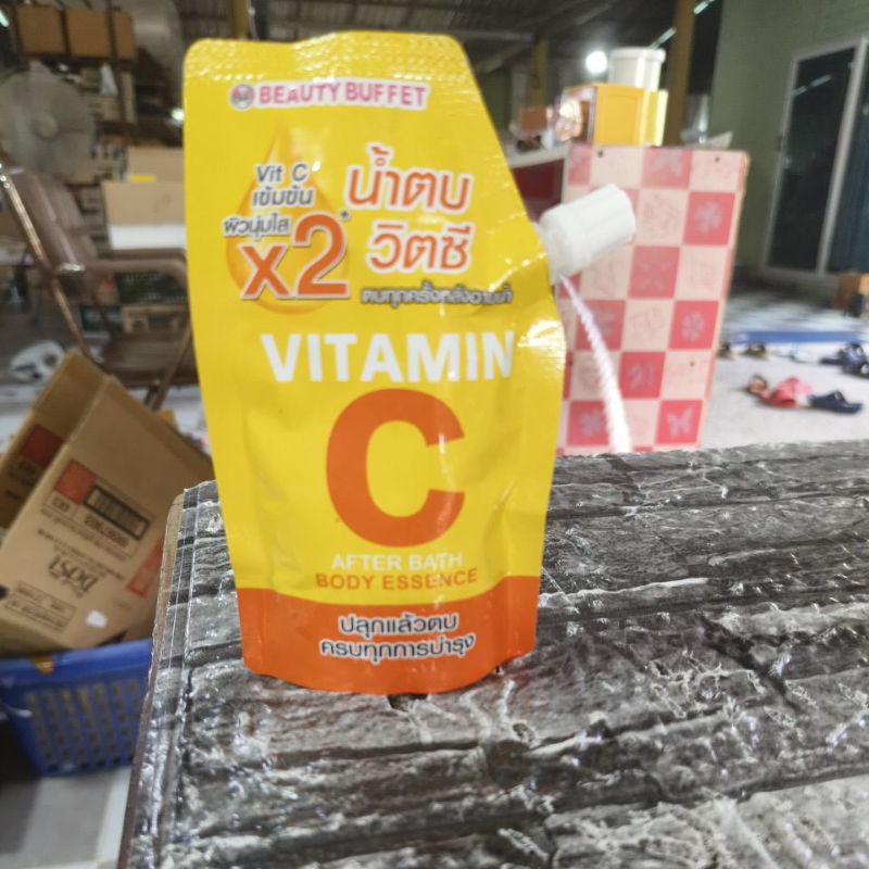 น้ำตบวิตามินซี ผิวกาย บิวตี้ปุฟเฟ่ต์แท้100%ช่วยให้ผิวกระจ่างใส.เมือใช้เป็นประจำ