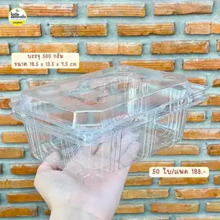 กล่องใส่ผลไม้ กล่อง PET 250g 300g 500g 1000g 2000g