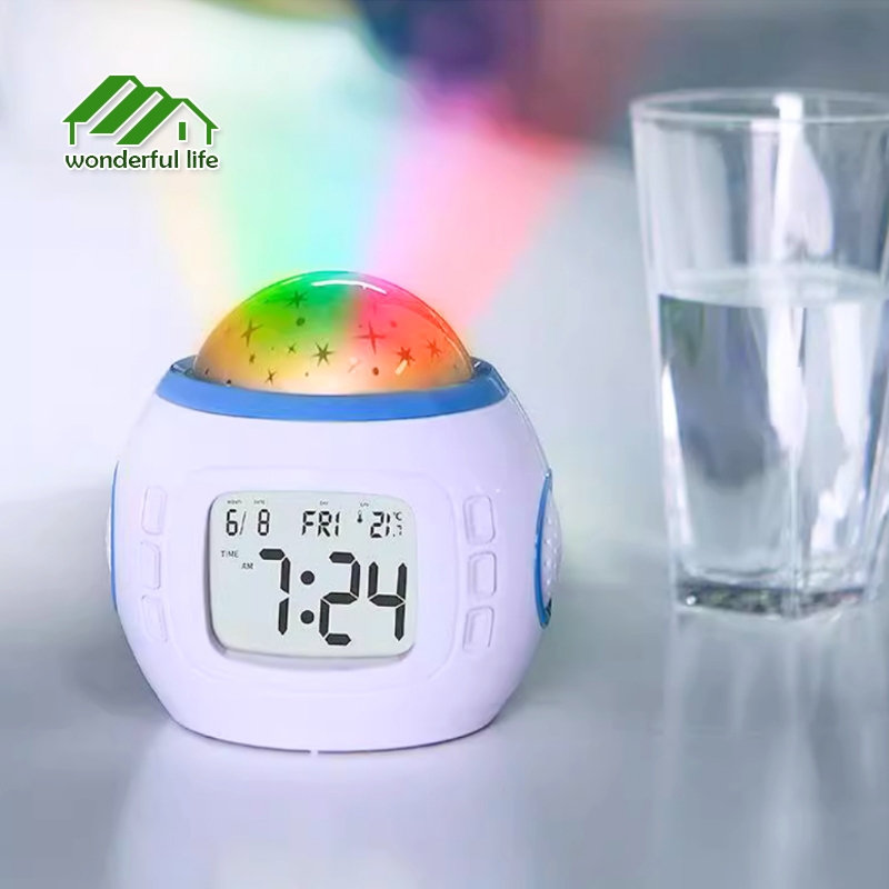 Wonderful life นาฬิกาดิจิทัล LCD นาฬิกาตั้งโต๊ะ นาฬิกาดิจิตอลมินิมอล นาฬิกาปลุก ตั้งเวลา
