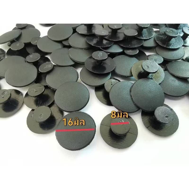 ตัวติดกระเป๋าตัวอักษรภาษาอังกฤษมุก สีขาว ตัวติดรูแป้นใหญ่ ขนาดแป้น 16 มม ติดตกแต่งกระเป๋าไซส์ ML ติดตกแต่ง DIY ได้ตามชอบ - รูปที่ 7