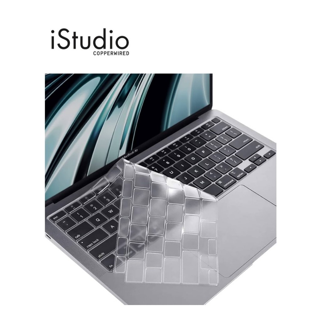 Manzana TPU Keyboard Skin for Macbook - Transparent I iStudio by copperwired