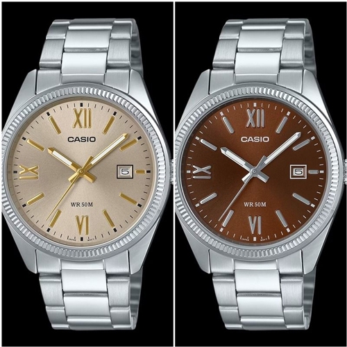 CASIO นาฬิกาข้อมือผู้ชาย สายสแตนเลส รุ่น MTP-1302DD,MTP-1302DD-5A,MTP-1302DD-9A