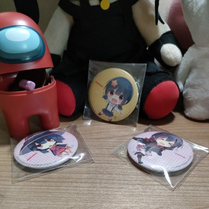 เข็มกลัดลาย Konosuba (Megumin, Komekko, Yunyun)