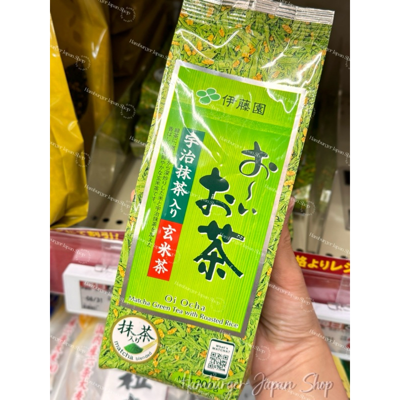 🇯🇵ITOEN ชาเขียวข้าวคั่วเกนไม Uji Matcha green tea with roasted rice