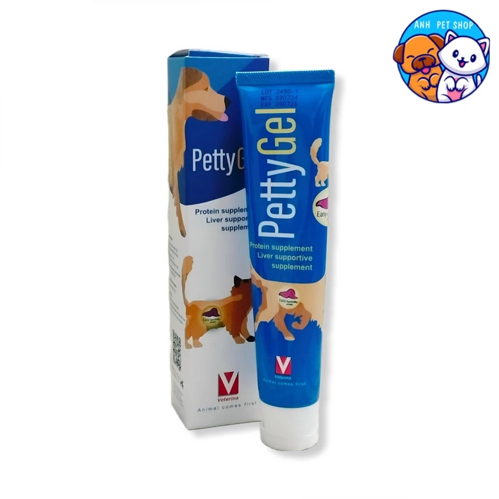 Petty gel liver supportive อาหารเสริม บำรุงตับ สุนัข แมว แบบเจล 85 g.