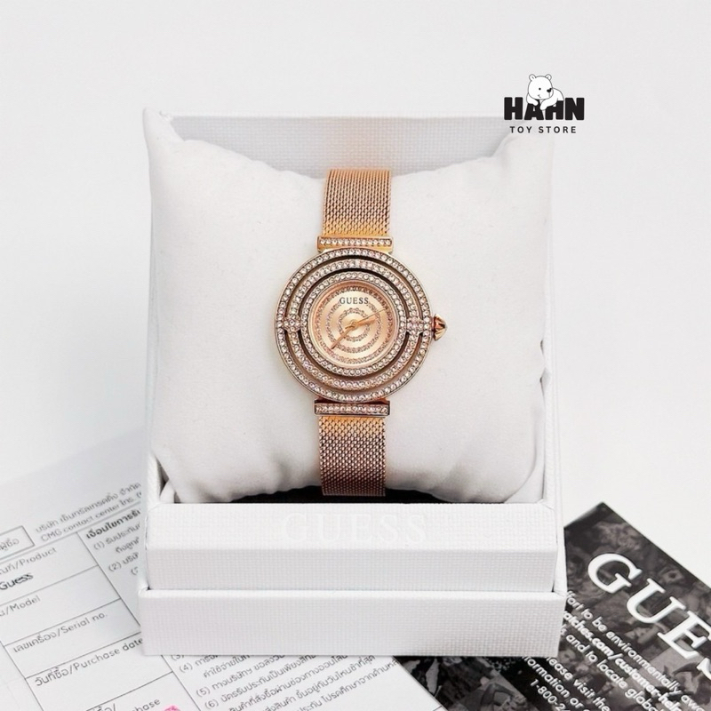 นาฬิกาข้อมือ GUESS Ladies Rose Gold Tone Analog Watch GW0550L3