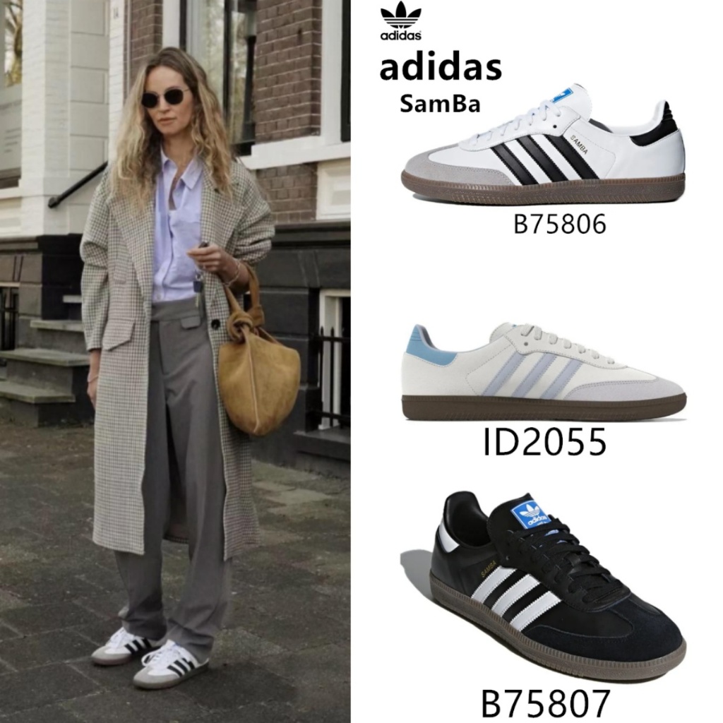 ของแท้ 100 % adidas originals Samba OG B75806 IG1025 JR8830 JQ2616 JR0035 Comfortable and durable Me