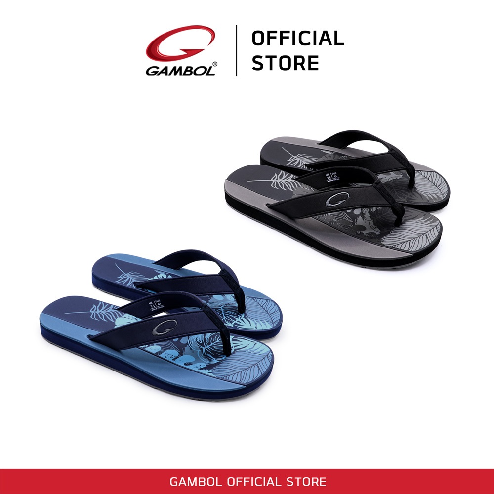 GAMBOL แกมโบล NATURE รองเท้าแตะแบบหนีบชายหญิง รุ่น GM11444 / GW11444 Size 36-44