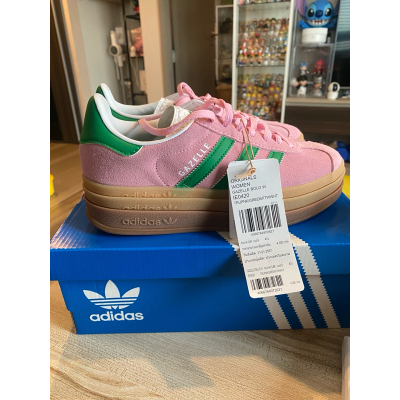 พร้อมส่ง ขอแท้ adidas original gazelle bold women's