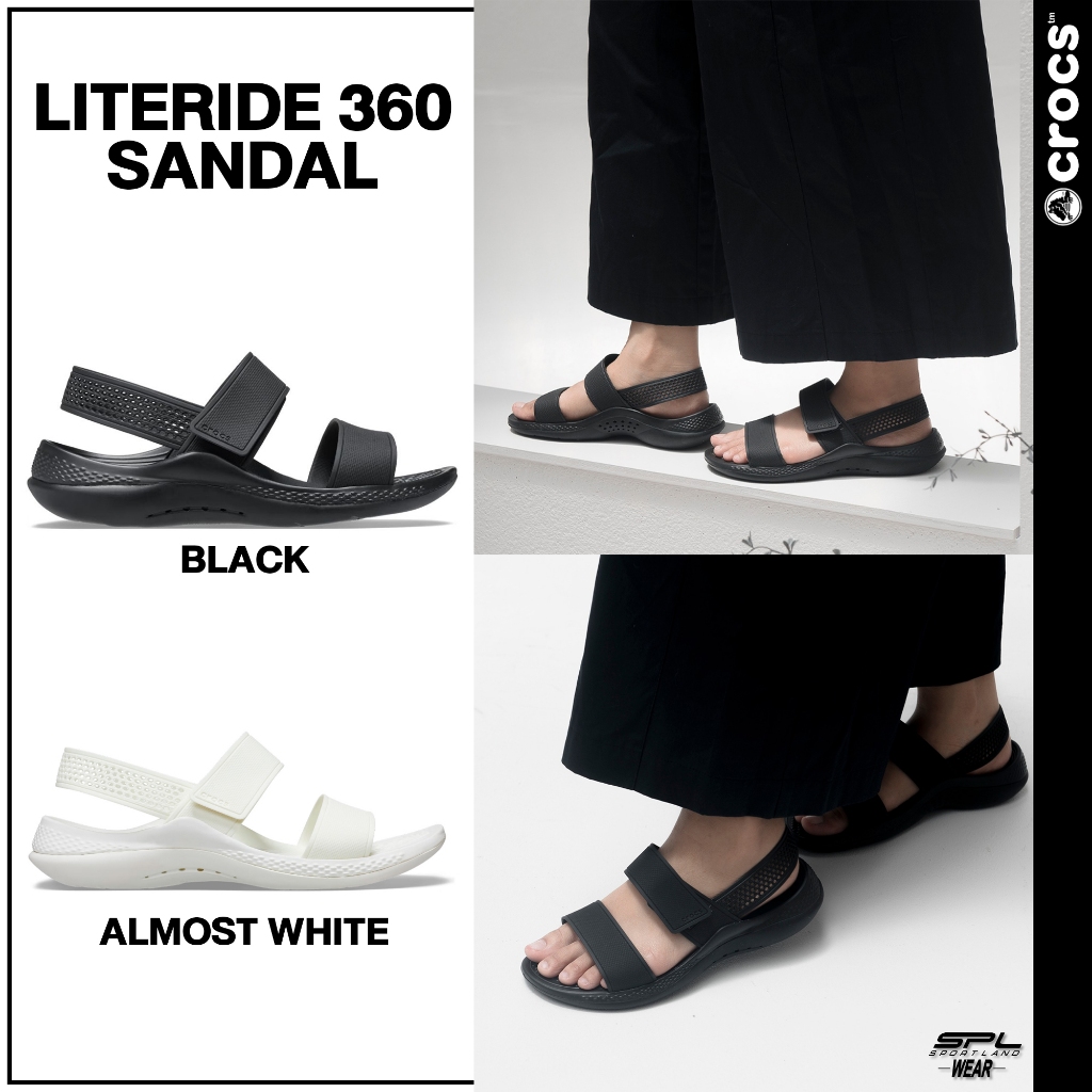 Crocs Collection รองเท้าแตะ CR W Literide360 206711-001 / 206711-1CN (2390)