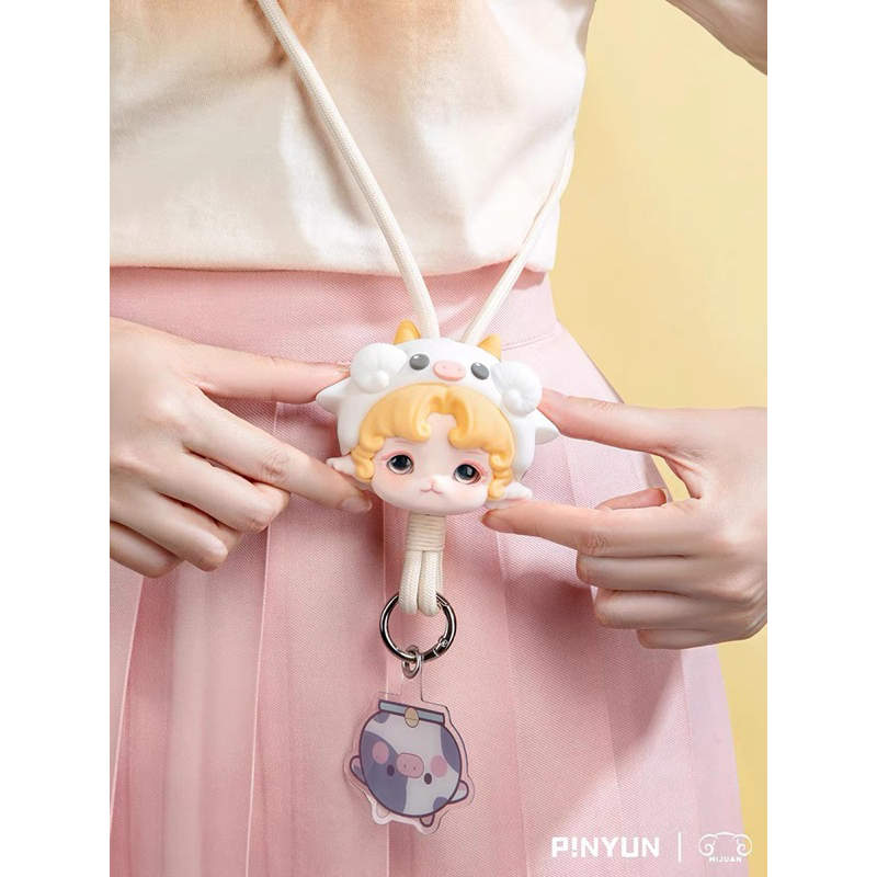 พร้อมส่งจากไทย‼️ แบบจุ่ม สายคล้องคอ MiJuan Slumber Party  Phone​ Rope Blind​ Box​