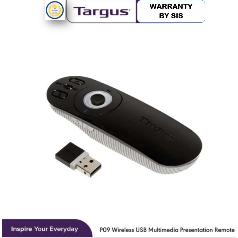 Targus Wireless USB Multimedia Presentation Remote เลเซอร์พอยต์เตอร์ รุ่นAMP09AP