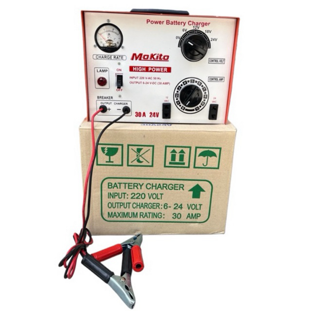 ตู้ชาร์จ makito 30 amp 24 volt แท้ ตามปก
