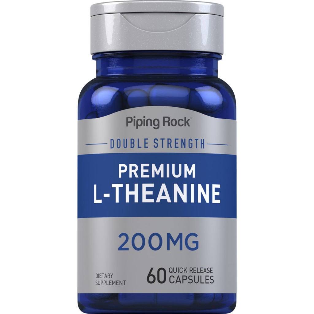 L-Theanine 200 mg. (60Capsules) แอลธีอะนีน สมองผ่อนคลาย