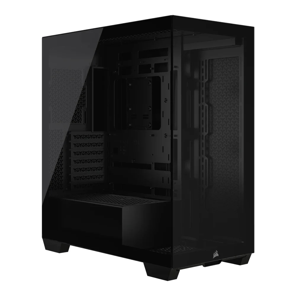 CASE CORSAIR 3500X TEMPERED GLASS BLACK MID-TOWER : CC-9011276-WW