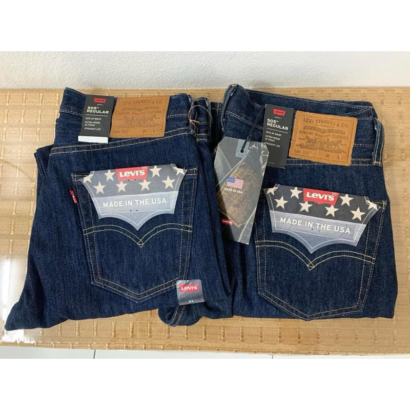 Levi’s 505 premium bigE ริมโพ้ง made in USA