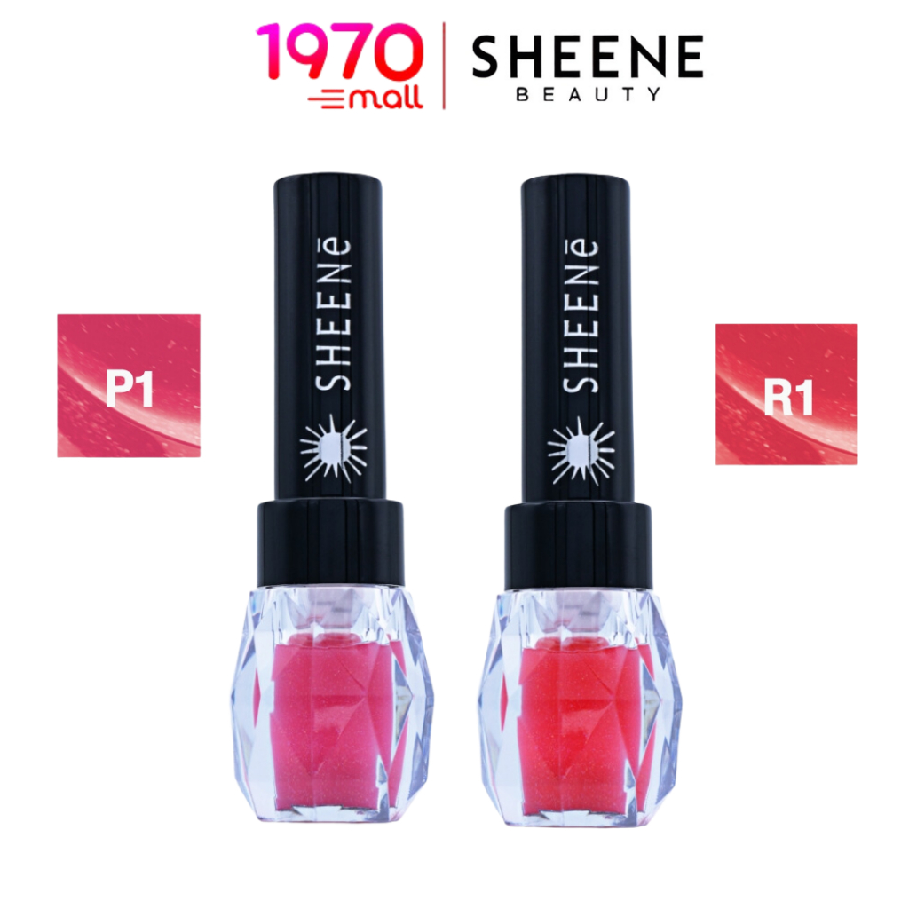 *SHEENE JU JUB KISS LIP GLOSS 1.5g. ลิปกลอส ประกายมุก ปากอิ่มสวย ฉ่ำวาว กลิ่นหอม