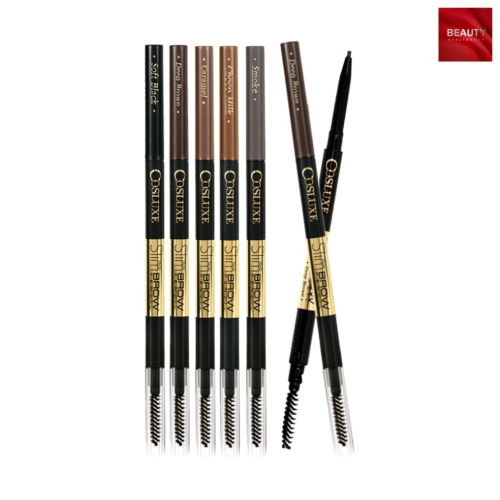 Cosluxe Slimbrow Pencil คอสลุคส์ สลิมโบรว์ เพนซิล ดินสอเขียนคิ้ว (1 แท่ง)