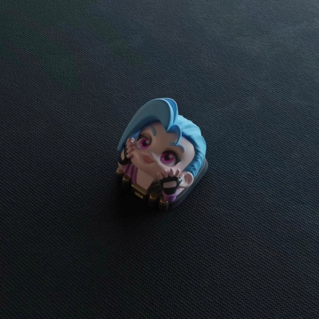Jinx keycap League of Legends 3D
