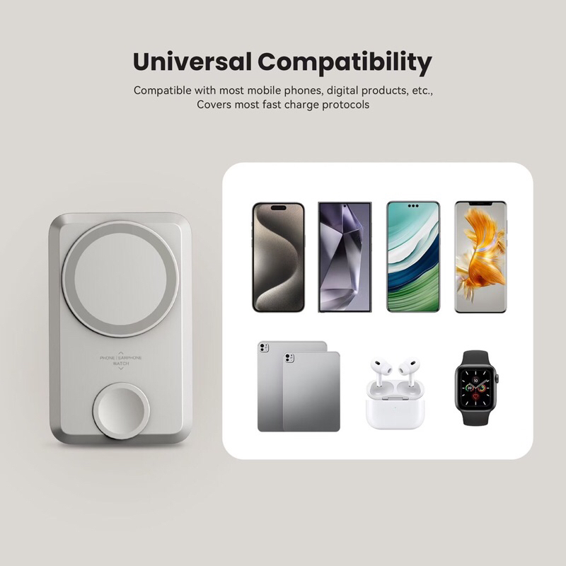 New!! PowerBank Orsen by Eloop EW31 แบตสำรอง 10000 mah PD 20W ชาร์จไร้สาย magcharge