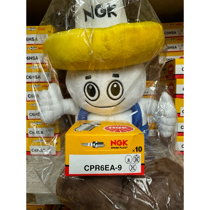 หัวเทียน NGK CPR6EA-9 ยกกล่อง(บรรจุ 10 หัว)แท้100%สำหรับ wave125  wave110i wave125i