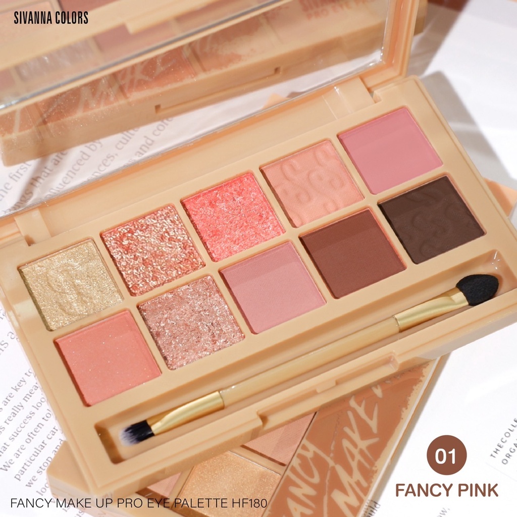 SIVANNA COLORS FANCY MAKE UP PRO EYE PALETTE : HF180 | อายแชโดว์ มี 4 เบอร์ - รูปที่ 3