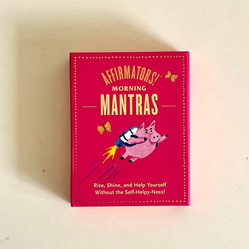 Affirmators! Morning Mantras กล่องการ์ดฮีลใจ กล่องการ์ดหมูบิน การ์ดรวมถ้อยคำให้กำลังใจ