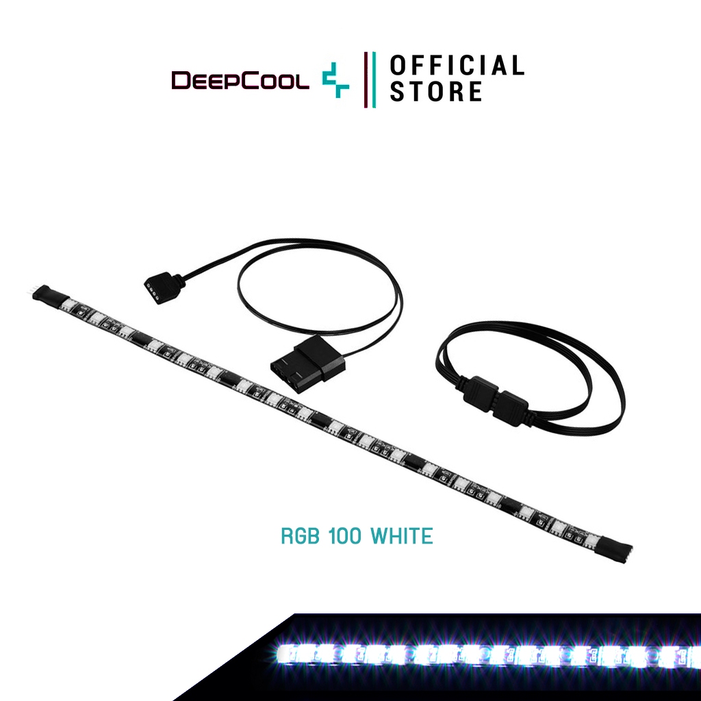 DEEPCOOL - RGB COLOR LED STRIPE RGB100 WHITE (DP-LED-RGB100-WH)