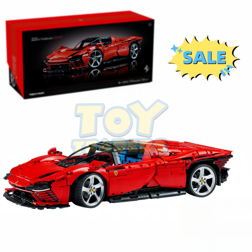 จัดส่งภายใน24ชม Compatible LEGO Ferrari SP3 (3778ชิ้น) สำเนาสมบูรณ์แบบ 1:1