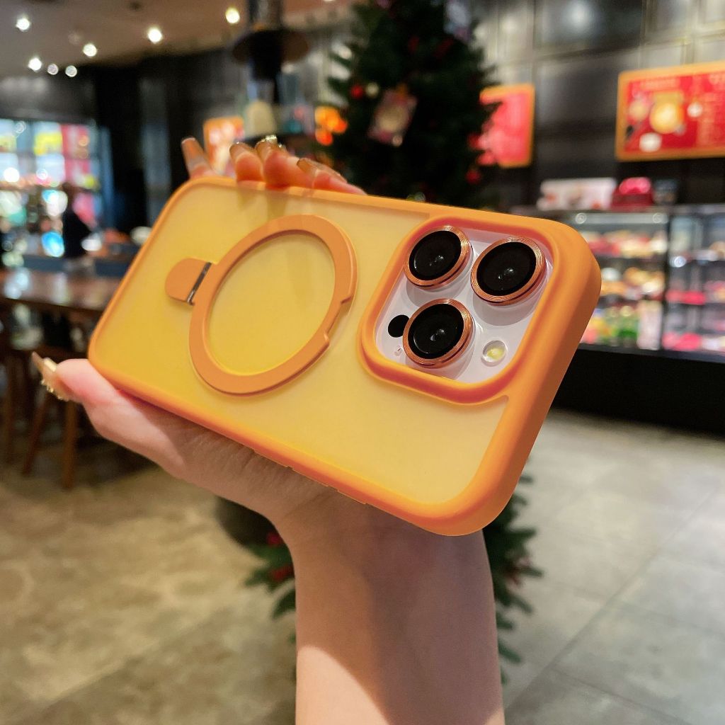 เคสเกราะกันกระแทกแม่เหล็กพร้อมฟิล์ม Magnetic Case For iPhone 17 16 15 14 Promax Pro Plus เคสไอโฟน