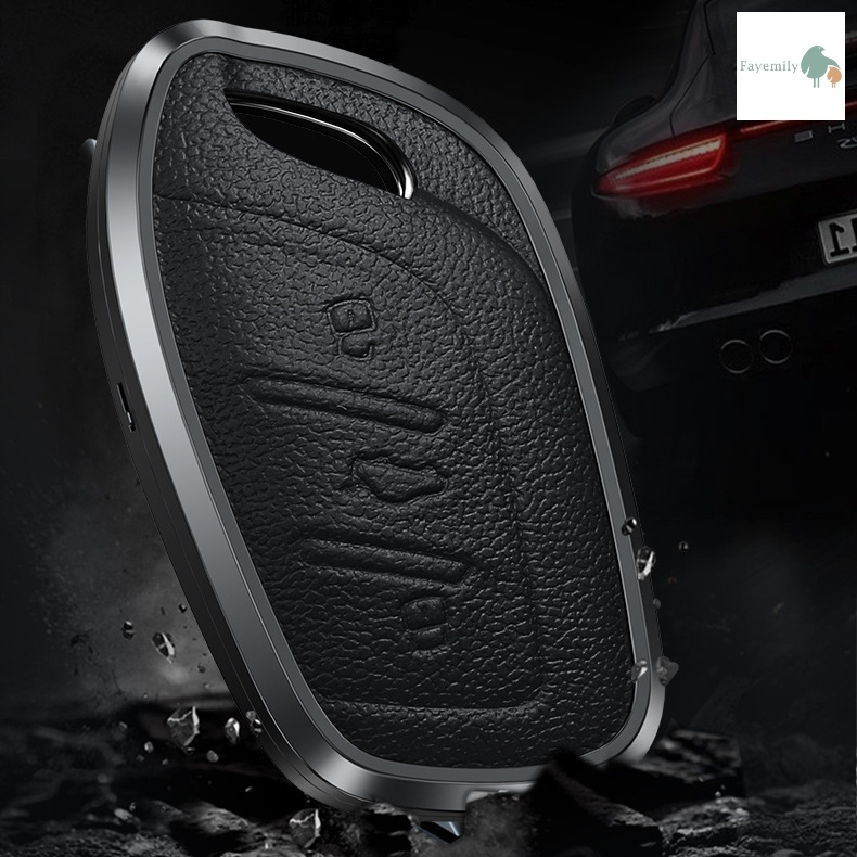 *สินค้าพร้อมส่ง* เคสกุญแจรถยนต์หนัง+อลูมิเนียม MG MG HS VS ZS ES MG5 MG4 เคสกุญแจรีโมทรถยนต์ เคสกุญแจรถ เอ็มจี แกะง่าย