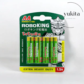 (ยกกล่อง12แผง) ถ่านไฟฉาย ถ่านประตู รีโมท ถ่านนาฬิกา Battery Alkaline แบตเตอรี่ ความจุสูง ขนาด AA / AAA ตราโรโบคิง