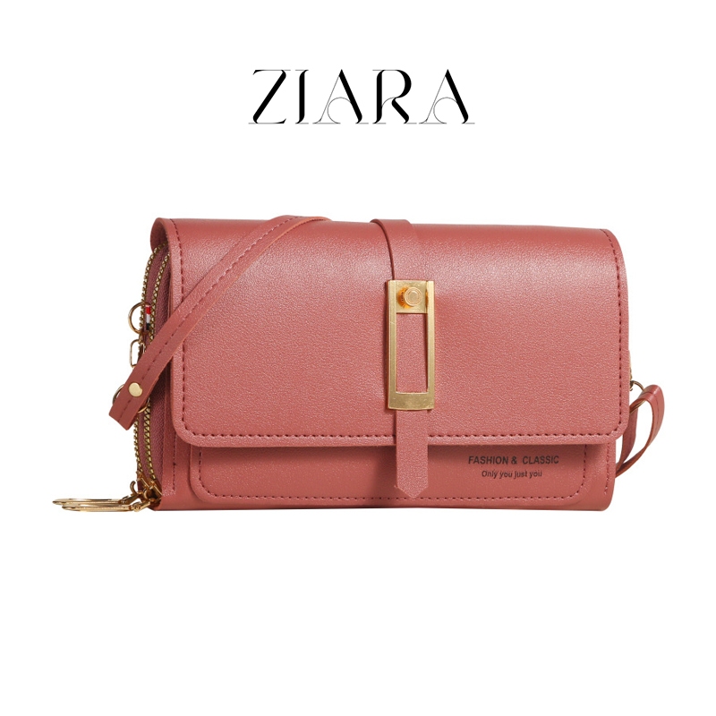 ZIARA 2024 กระเป๋าสตางค์รุ่นใหม่ กระเป๋าโทรศัพท์ กระเป๋าสไตล์เกาหลีแฟชั่นหลากหลายฟังก์ชัน กระเป๋าสะพายข้างผู้หญิง กระเป๋