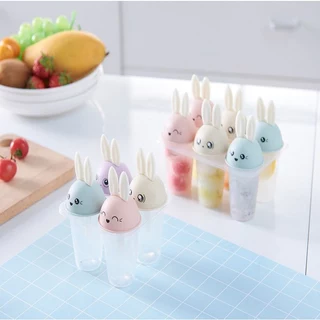 แม่พิมพ์ไอศครีม แม่พิมพ์ไอติม ที่ทำไอติม แม่พิมพ์ไอติม DIY 2-8 ช่อง อุปกรณ์ทำไอติม พิมพ์ทำไอติม คละลาย
