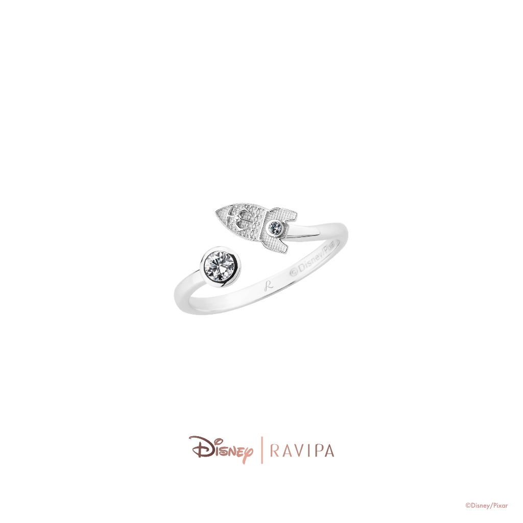 Ravipa | Silver Rocket Ring (CZ Diamond)