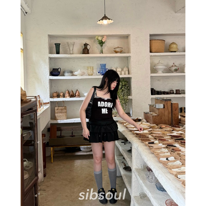 Adore me top เสื้อสายเดี่ยวยืดเข้ารูป