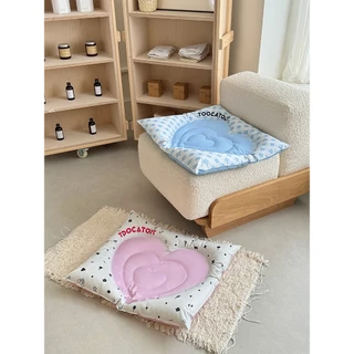 [🚚 พร้อมส่ง] ที่นอนแมวเจลเย็น Toocat Heart Cooling Mat เบาะนอนเย็น ที่นอนแมว หมา