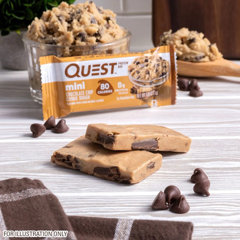 Quest Mini Chocolate Chip Cookie Dough Protein Bars
