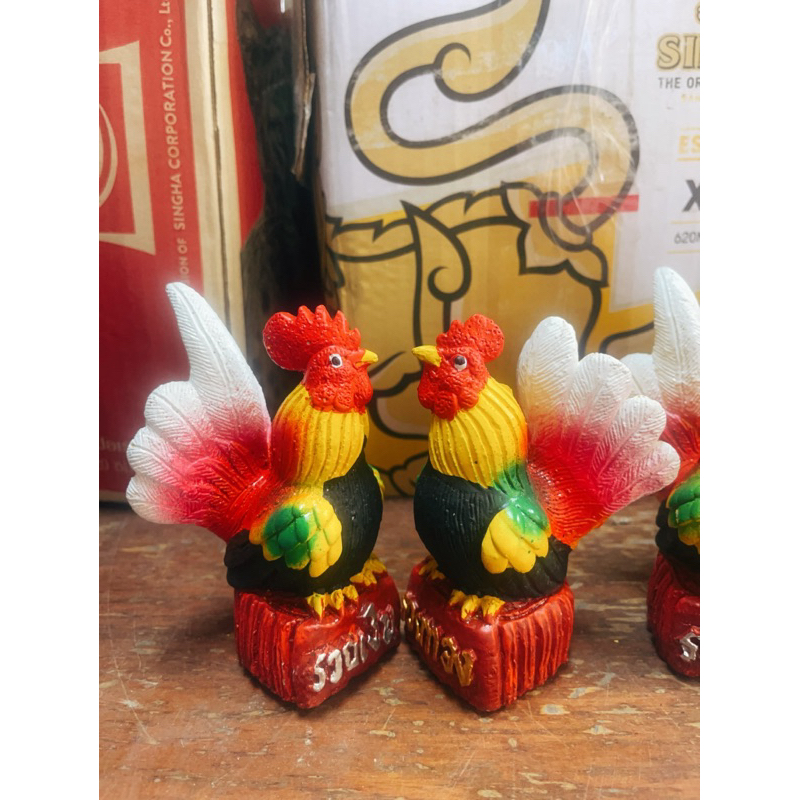 ไก่แจ้ ไก่แจ้แก้บน ไก่แจ้ปูนปั้น ไก่แจ้ไอ้ไข่ ไก่แจ้พระนเรศวร สวนเพื่อนเกษตร นนทบุรี